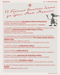 "Zvijezda i mrak" odabrana za službenu selekciju 19. Festivala Mali Marulić